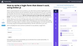 
                            6. How to write a login form that doesn't suck, using …