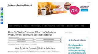 
                            9. How To Write Dynamic XPath In Selenium WebDriver | Software ...