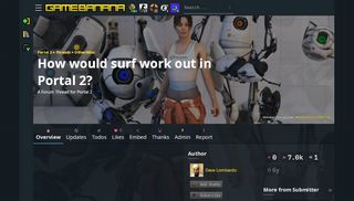 
                            1. How would surf work out in Portal 2? [Portal 2] [Forum Threads ...