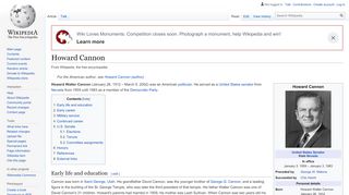 
                            5. Howard Cannon - Wikipedia