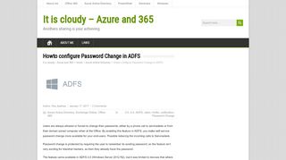 
                            8. Howto configure Password Change in ADFS | It is cloudy – Azure and ...