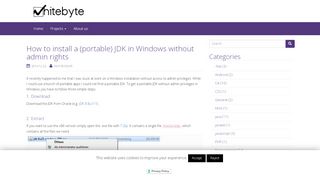 
                            3. Howto install JDK (Windows) without admin rights | …