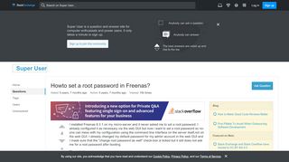 
                            10. Howto set a root password in Freenas? - Super User