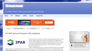
                            1. HP 3PAR Service Processor (SP) explained …