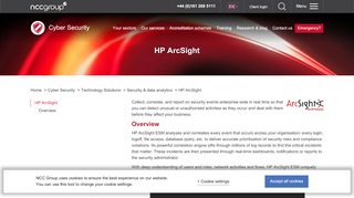 
                            9. HP ArcSight - NCC Group