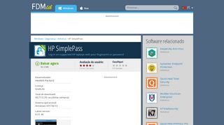 
                            8. HP SimplePass - Baixar (grátis) a versão para Windows