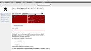 
                            2. HP.com Business to Business