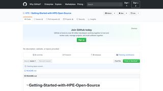 
                            3. HPE/Getting-Started-with-HPE-Open-Source - GitHub