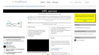 
                            8. HPL service, UAE, Musaffah (2019) - findglocal.com