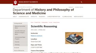 
                            7. HPSC-X200: Scientific Reasoning: Measurement, Meaning, and ...