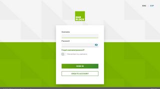 
                            4. H&R Block- Create Your Account