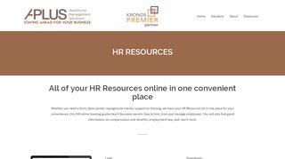 
                            2. HR Resources - APlus Workforce Management Solutions