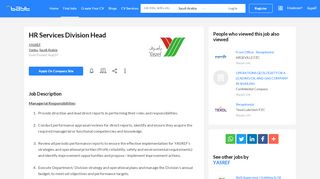 
                            6. HR Services Division Head at YASREF - Yanbu - Bayt.com