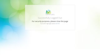 
                            3. HR Services Logout - Highmark Health