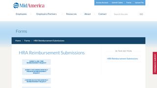 
                            2. HRA Reimbursement Submissions | MidAmerica