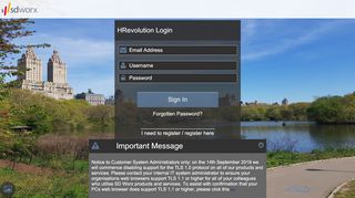 
                            1. HRevolution Login - my.sdworx.co.uk