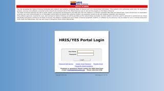 
                            6. HRIS/YES Portal Login