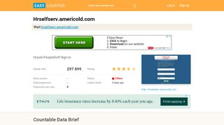 
                            1. Hrselfserv.americold.com: Oracle PeopleSoft Sign-in