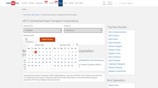 
                            10. HRTC (Himachal Road Transport Corporation) Online Bus ...