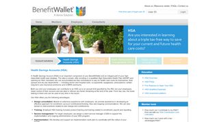 
                            4. HSA - BenefitWallet