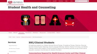 
                            9. HSC/Clinical Students :: Student Health and Counseling | The ...