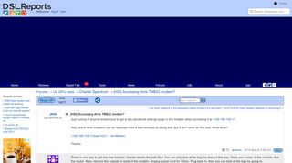 
                            9. [HSI] Accessing Arris TM822 modem? - Charter Spectrum | DSLReports ...