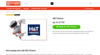 
                            4. H&T Finance | | Payday Loans UK