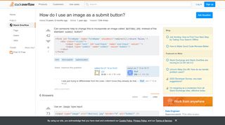 
                            3. html - How do I use an image as a submit button? - Stack ...