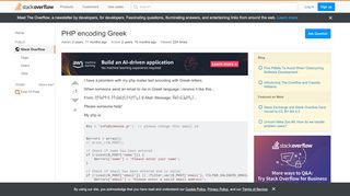 
                            8. html - PHP encoding Greek - Stack Overflow