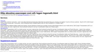 
                            7. Http aboutme.aaacooper.com wfc logon …