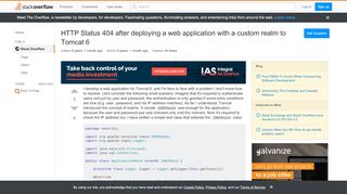 
                            3. HTTP Status 404 after deploying a web application with a ...