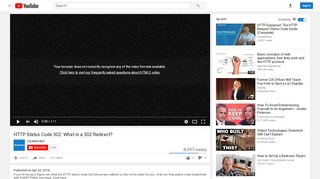 
                            8. HTTP Status Code 302: What Is a 302 Redirect? - YouTube