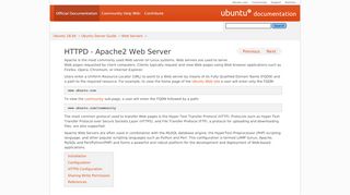 
                            7. HTTPD - Apache2 Web Server - Ubuntu