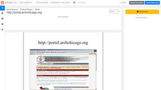 
                            7. http://portal.archchicago.org - Studylib