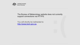 
                            10. HTTPS not supported - Bureau of Meteorology