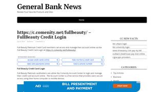 
                            8. https://c.comenity.net/fullbeauty/ – FullBeauty Credit Login