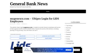 
                            5. https://mygenesco.com/ - Ultipro Login for Lids Employees ...