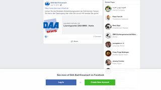 
                            5. https://www.daa-mws-virtuell.de/ Lernen... - DAA Bad ... - Facebook