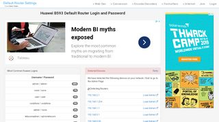 
                            8. Huawei B593 Default Router Login and Password - Clean CSS