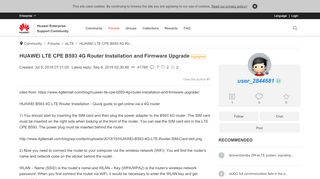 
                            6. HUAWEI LTE CPE B593 4G Router Installation and Firmware ...