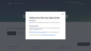 
                            1. Hulu Help