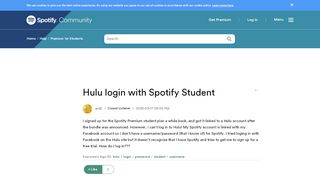 
                            11. Hulu login with Spotify Student - The Spotify …