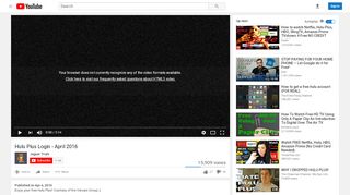 
                            5. Hulu Plus Login - April 2016 - YouTube