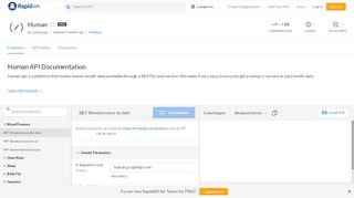 
                            6. Human API Documentation (humanapi) | RapidAPI