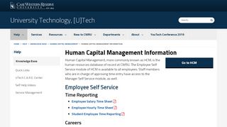 
                            4. Human Capital Management Information | University ...