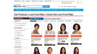 
                            8. Human hair lace front wigs - WigTypes.com