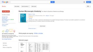 
                            6. Human Microscopic Anatomy: An Atlas for Students of Medicine and Biology