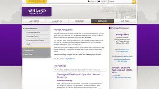 
                            4. Human Resources | Administration | Ashland University