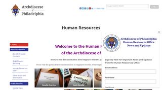 
                            4. Human Resources – Archdiocese of Philadelphia