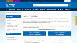 
                            1. Human Resources | Home Page - Broward College